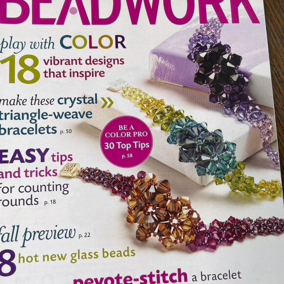 Beadwork Magazine Jewelry Crafting Book u  Aug Sep 2010  Vol 13  No 5 - Picture 3 of 8